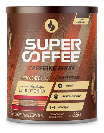 SUPER COFFEE CHOCOLATE LAJOTINHA 220G - CAFFEINE ARMY