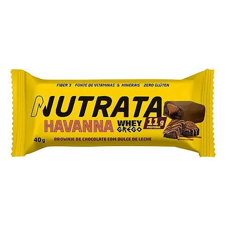 GREGO BAR HAVANNA BROWNIE DE CHOCOLATE (40g) - NUTRATA