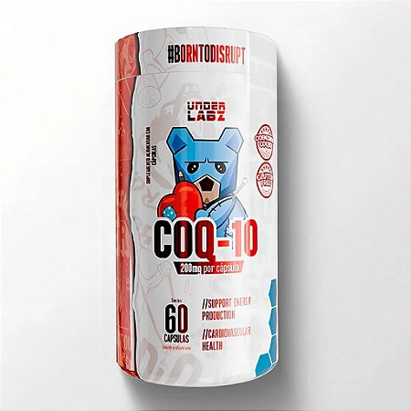 Coq-10 200mg Coenzima Q-10 UnderLabz