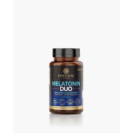Melatonina Duo 120 Comprimidos De Menta Essential Nutrition