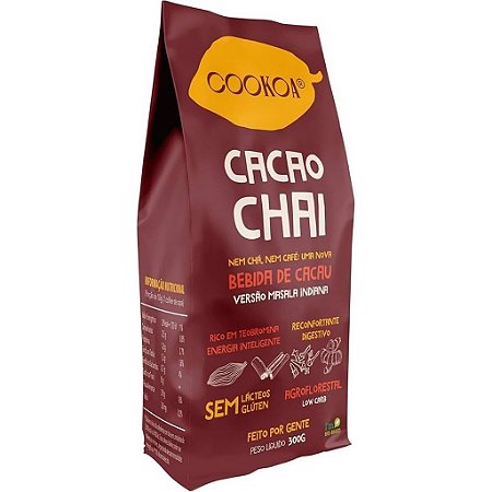 Cacao Chai Zero Açúcar Cookoa 300g
