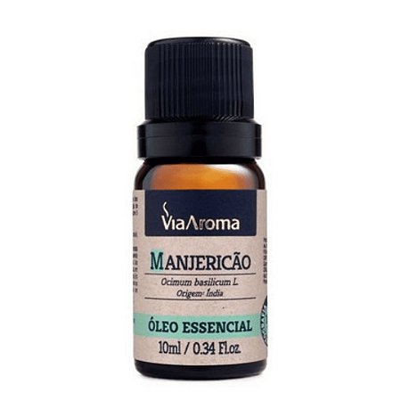 Óleo Essencial Manjericão 10ml - Via Aroma