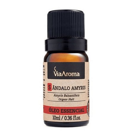 Óleo Essencial Sândalo Amyris 10ml - Via Aroma