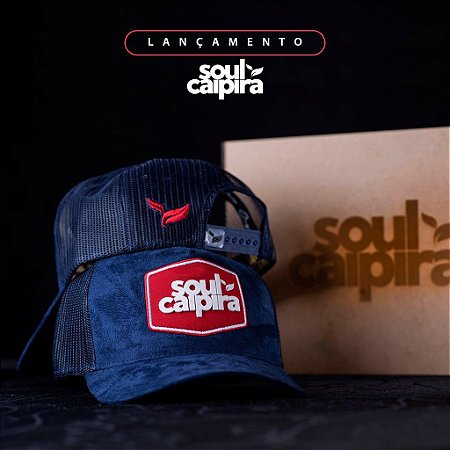 Boné Soul Caipira - Suede Azul
