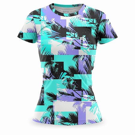 Camiseta Feminina Fitness Palm