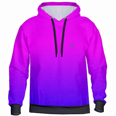 Moletom Degrade Rosa Azul