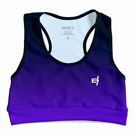 Top Cropped Efect Fitness Feminino