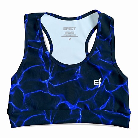 Top Cropped Efect Fitness Feminino