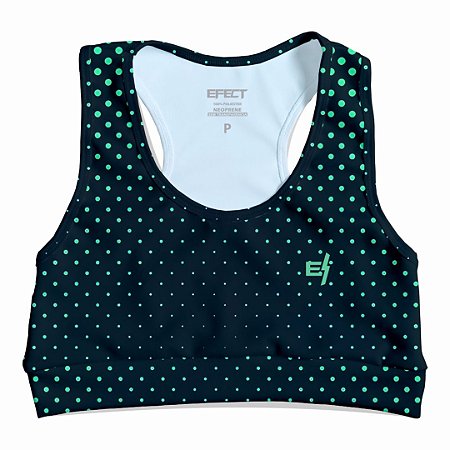 Top Cropped Efect Fitness Feminino