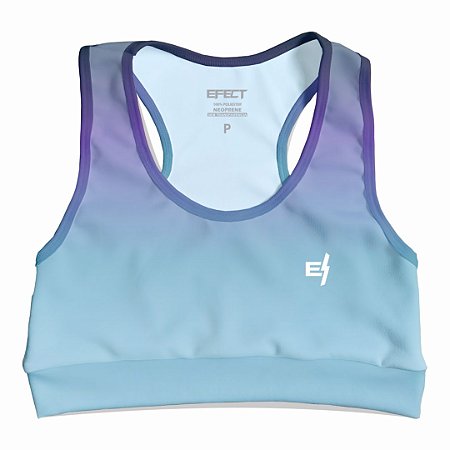 Top Cropped Efect Fitness Feminino
