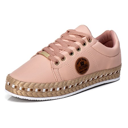 tenis casual feminino rose