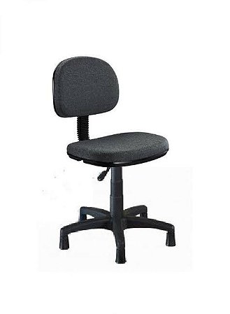 Cadeira costureira NR17 cor preta - Base Aranha