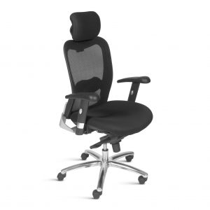 Cadeira Presidente New Ergon - Frisokar - Base Aluminio - Original !!