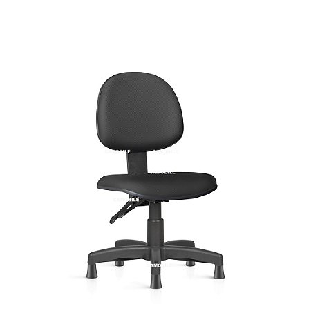 Cadeira Costureira Executiva  Ergonômica  Back  System NR17  com Laudo Técnico NR17  Tecido Preto