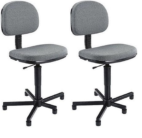 Kit 02 Cadeira para Costureira Nr17 Ergonomica - Ca Mobile Comercio de  Moveis para escritório