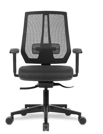 Cadeira Ergonômica Sincronizada NR17 Eiffel Diretor Original Rhodes Preta RH115