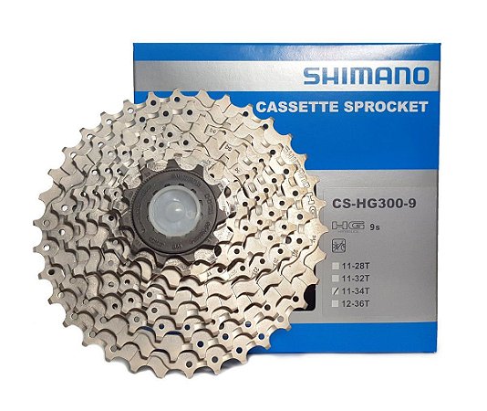 Cassette Sprocket Shimano Cs-hg300-9 11-34t