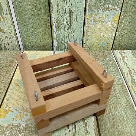 Cachepô de madeira nobre 15x15