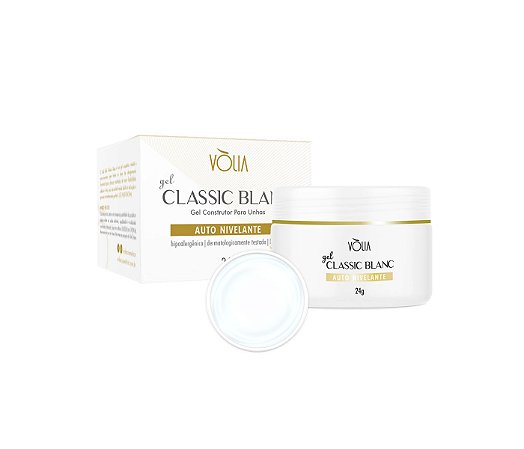 Gel Classic Vòlia Pink Crystal Cover Blanc Nude Clear Volia