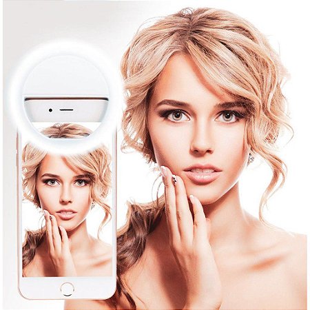 Luz Selfie Ring Light Clipe Anel Led Flash Celular Universal - POINT MIX  ACESSORIOS