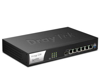 DrayTek Vigor 2952 - Load Balance, Dual WAN, Gigabit LAN, WAN 500 MBPS, VPN 100 Usuários, VPN LAN-to-LAN 100 Túneis, Firewall, Filtro de Conteúdo, 4G, Controlador AP e SWITCHS DrayTek | Adquira em Até 72X *** Clique em Consulte o Preço ou no WhatsApp