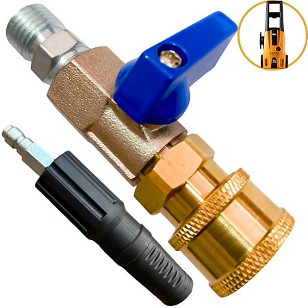 Kit Registro + Engate Rápido + Bico Curto Wap Ousada Plus