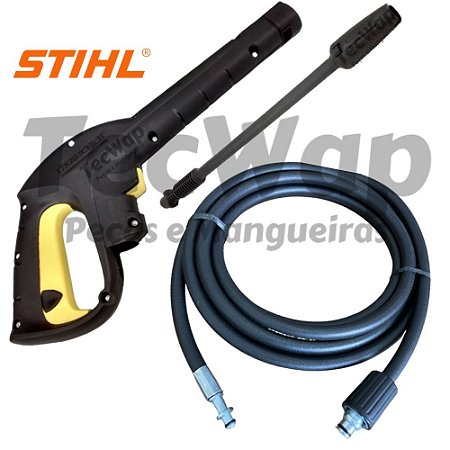 Gatilho + Lança + 10 Metros de Mangueira para Lavadora Stihl 800 KM / karcher k3.30
