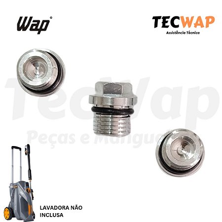 Kit 3 Tampão das Válvulas  para Lavadora de Alta Pressão 5100 Turbo - FW006978