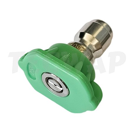 Bico 25° Verde de Engate Rápido para Lavadoras de Alta Pressão Wap L Profi 2500