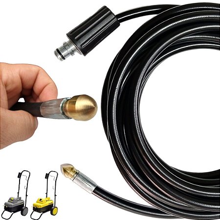 30 Metros Mangueira com Bico Desentupidor Karcher HD 585
