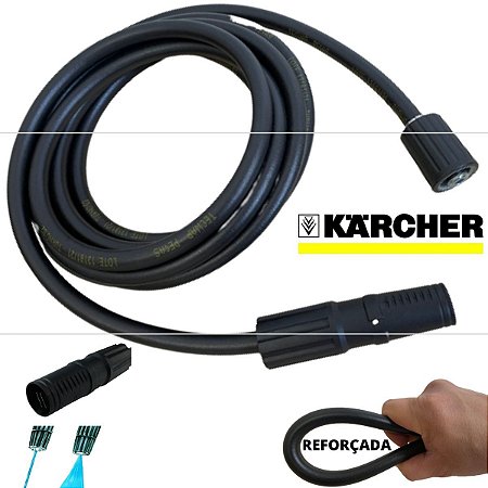 Mangueira + Bico Variador Para Karcher HD 585 (10 Metros)
