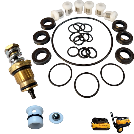 Kit Corpo + Filtro + Engate Rápido + Kit Completo + kit by pass Para Lavadora Wap Mini Antiga