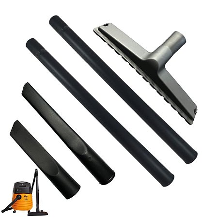 2 Tubos Extensores + Bico Múltiplo + Bico Curto + Bico Longo Para Aspiradores 36mm WAP GTPROFI