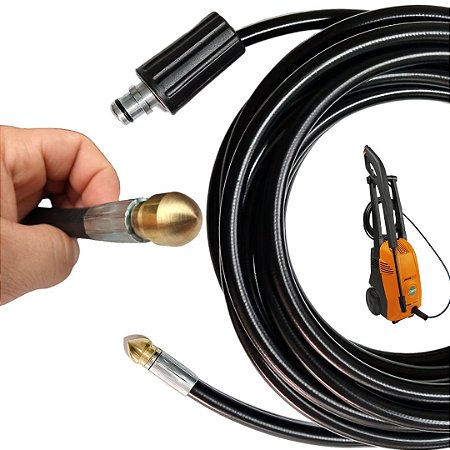 15 METROS MANGUEIRA DESENTUPIDORA PARA LAVADORAS JACTO J6200