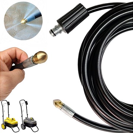 20 Metros Mangueira Desentupidora Para Lavadoras Karcher HD585
