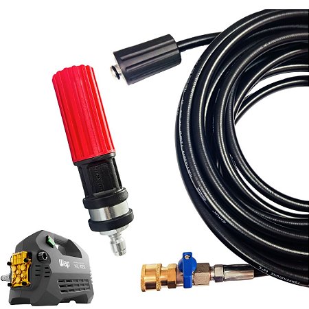 5 METROS Mangueira Com Registro E Bico Variador Para Lavadora WL4000