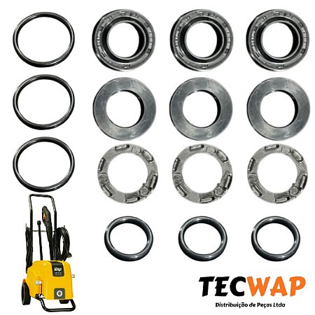 KIT VEDAÇÃO COMPLETO PARA LAVADORAS DE ALTA PRESSÃO WAP 4100