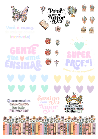 Dia dos Professores - Adesivo A4