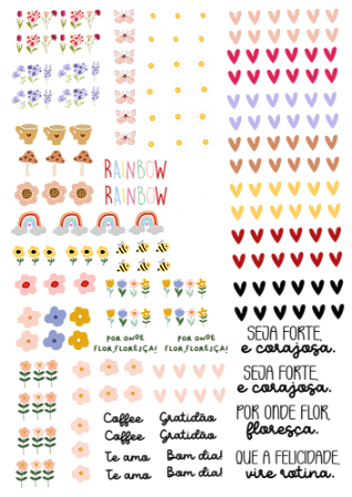 Variados - Adesivo A4