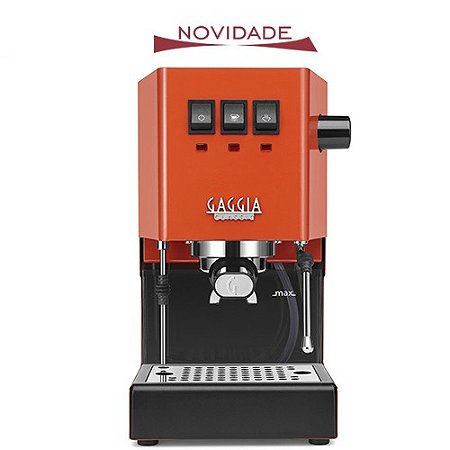 Máquina de Café Espresso Gaggia Manual Classic Laranja 127V