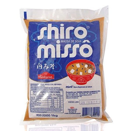 Missô (Massa de Soja) Shiro Missô - Sakura 1 kg