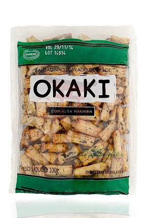 Salgadinho de Arroz (Okaki) com Algas Marinhas - Sankio 100 g