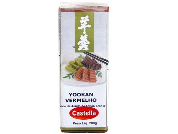 Yookan Vermelho (Doce de Feijão) -Castella 200 g