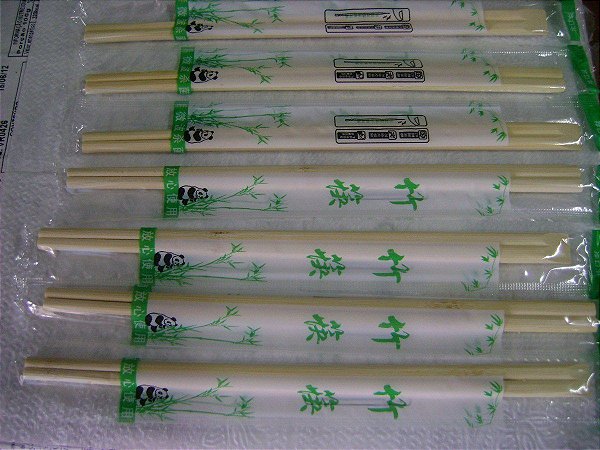 Hashi de Bambu Descartável com 100 pares