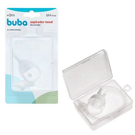 Aspirador Nasal Bebê Sucção Com Estojo Nariz Entupido Buba