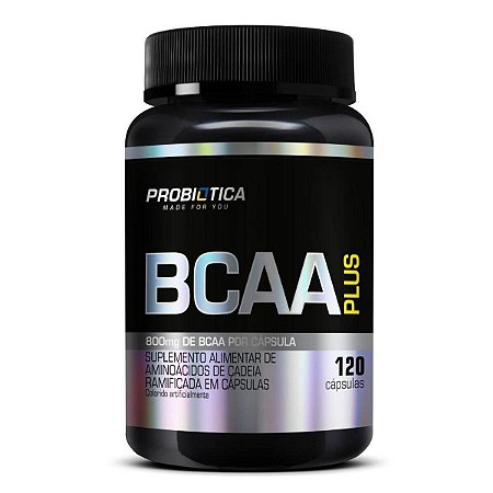 BCAA PLUS 120 CAPS PROBIÓTICA