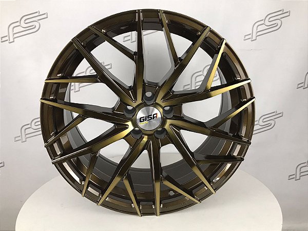 Jogo De Rodas Gisa Scarlet Bronze 5x100 - 18x8