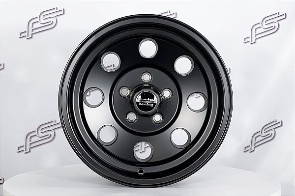 Jogo de Rodas American Racing Baja AR172 Preta Aro 15 / Furação 5x114,3