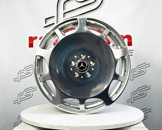 Jogo de Roda Mercedes Maybach Polida 5x112 - 19x8,5 e 19x9,5 Offset 35 e  40 (Nv)