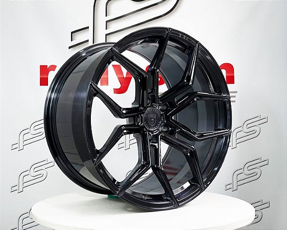 Jogo de Roda Gisa FFT6255 Forged Azul 5x120 - 20x9 e 20x11 Offset 24 e 35
